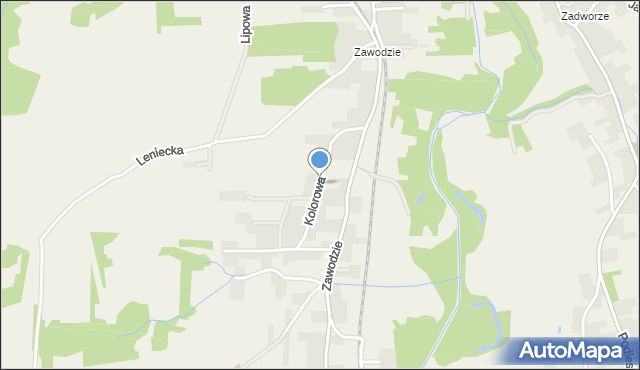 Radziszów, Kolorowa, mapa Radziszów