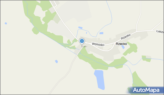 Rzecko, Kościuszki Tadeusza, gen., mapa Rzecko