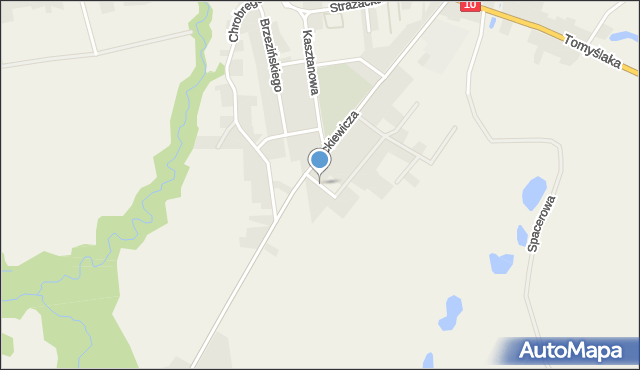 Sadki powiat nakielski, Kochanowskiego Jana, mapa Sadki powiat nakielski