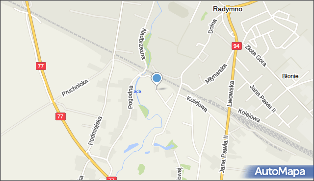 Skołoszów, Korczaka Janusza, mapa Skołoszów