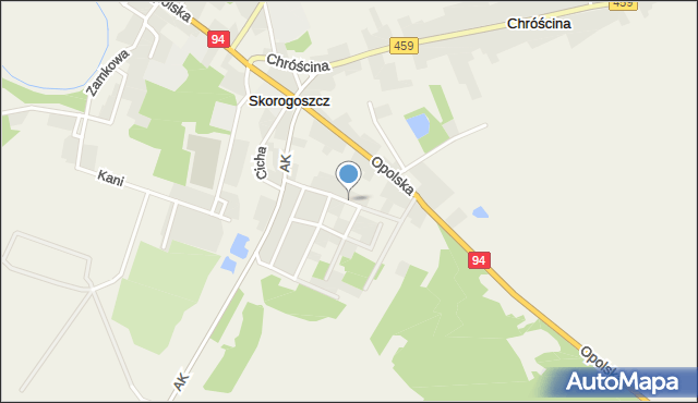 Skorogoszcz, Kolonia, mapa Skorogoszcz
