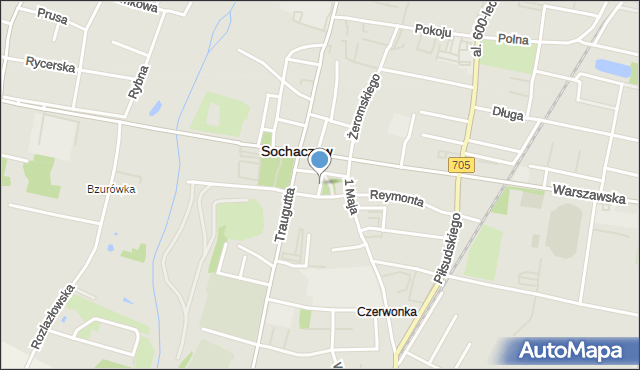 Sochaczew, Kordona-Janickiego Stanisława, mapa Sochaczew