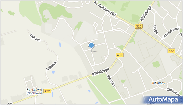 Śrem, Konstytucji 3 Maja, mapa Śrem