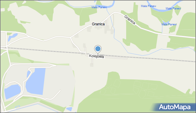 Staniszcze Małe, Kolejowa, mapa Staniszcze Małe