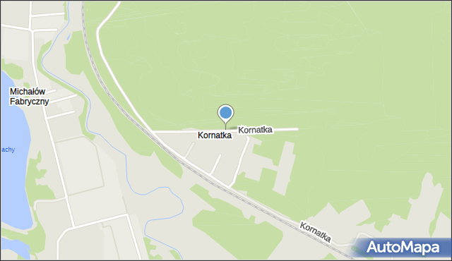 Starachowice, Kornatka, mapa Starachowic