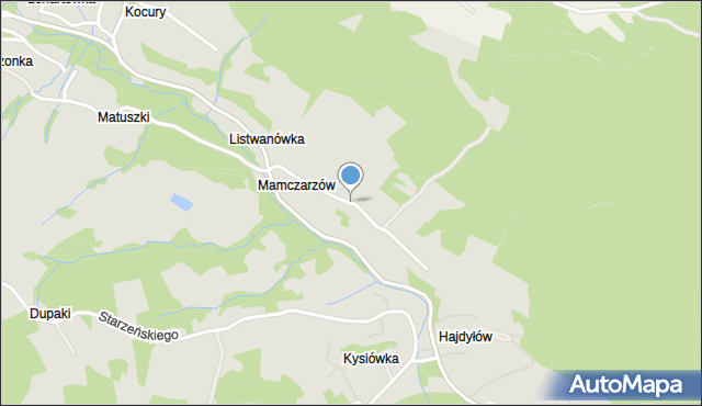 Sucha Beskidzka, Konfederatów Barskich, mapa Sucha Beskidzka