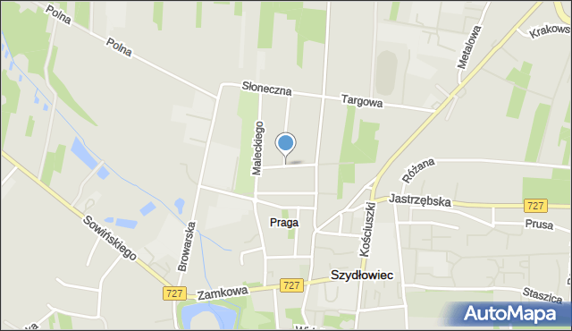 Szydłowiec, Kopernika Mikołaja, mapa Szydłowiec