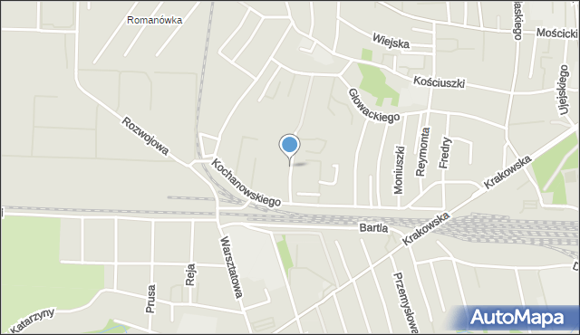 Tarnów, Konopnickiej Marii, mapa Tarnów