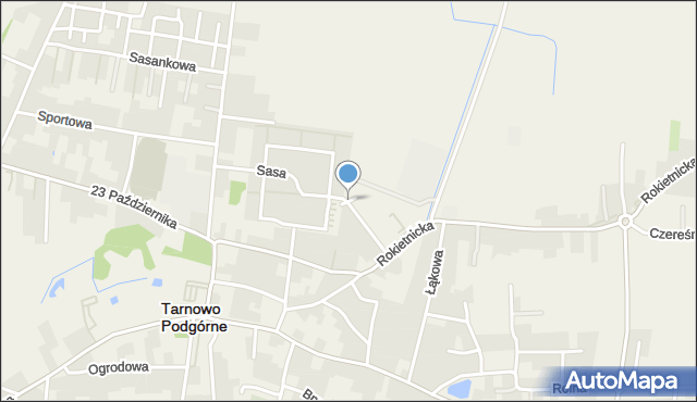 Tarnowo Podgórne, Kolejowa, mapa Tarnowo Podgórne