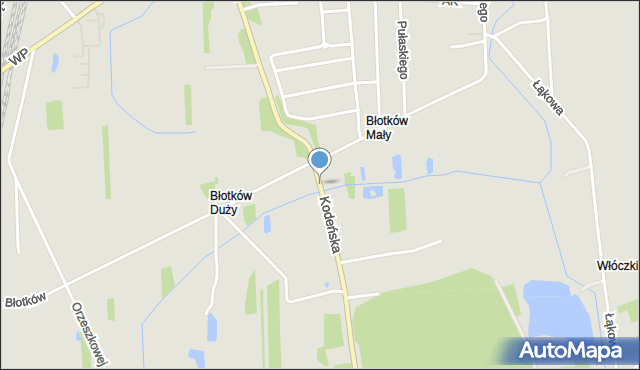 Terespol powiat bialski, Kodeńska, mapa Terespol powiat bialski