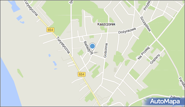 Toruń, Kogucia, mapa Torunia