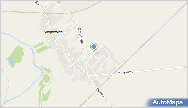 Wojnowice gmina Krzanowice, Kopernika Mikołaja, mapa Wojnowice gmina Krzanowice