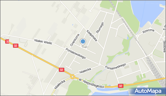 Wolsztyn, Korczaka Janusza, mapa Wolsztyn