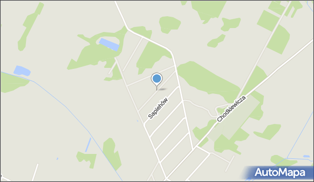 Zabłudów, Konopnickiej Marii, mapa Zabłudów