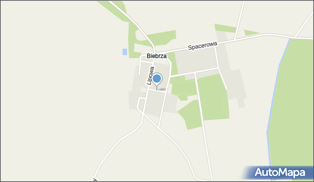 Biebrza, Krótka, mapa Biebrza