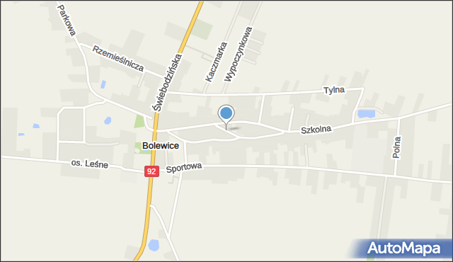 Bolewice gmina Miedzichowo, Krótka, mapa Bolewice gmina Miedzichowo