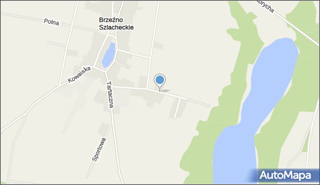 Brzeźno Szlacheckie, Króla Jana III Sobieskiego, mapa Brzeźno Szlacheckie