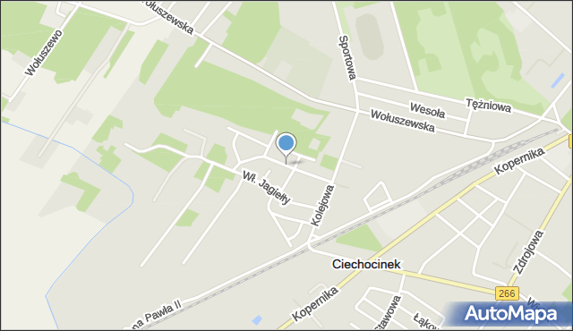 Ciechocinek, Króla Bolesława Chrobrego, mapa Ciechocinek