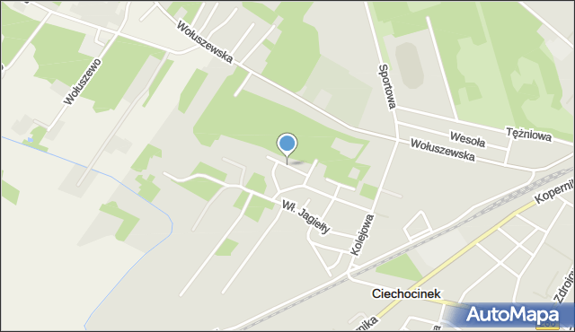 Ciechocinek, Króla Kazimierza Wielkiego, mapa Ciechocinek