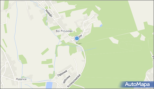 Czernichów powiat krakowski, Krzeszowicka, mapa Czernichów powiat krakowski