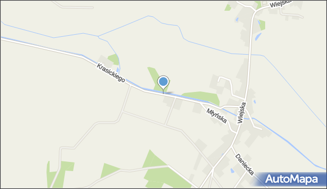Dębska Kuźnia, Krasickiego Ignacego, bp., mapa Dębska Kuźnia