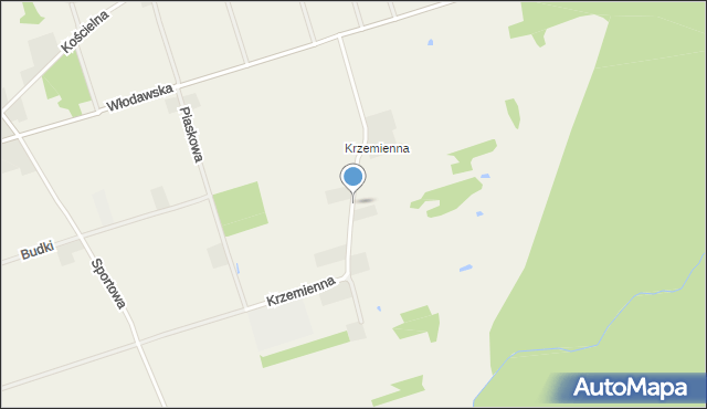 Dubeczno, Krzemienna, mapa Dubeczno