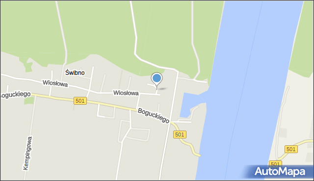 Gdańsk, Krańcowa, mapa Gdańska