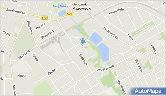 Grodzisk Mazowiecki, Króla Bolesława Chrobrego, mapa Grodzisk Mazowiecki