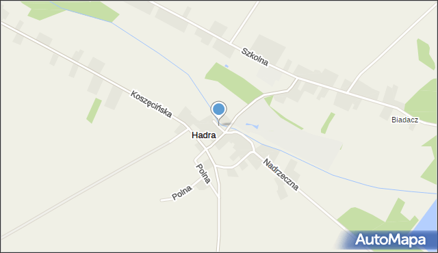 Hadra, Krótka, mapa Hadra