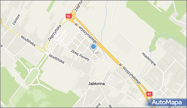 Jabłonna powiat legionowski, Krąselki, mapa Jabłonna powiat legionowski