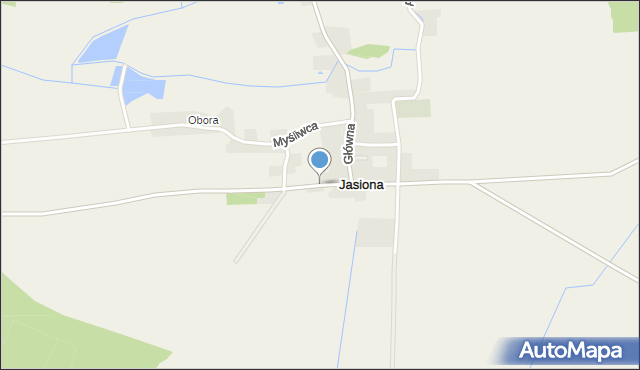 Jasiona gmina Zdzieszowice, Krótka, mapa Jasiona gmina Zdzieszowice