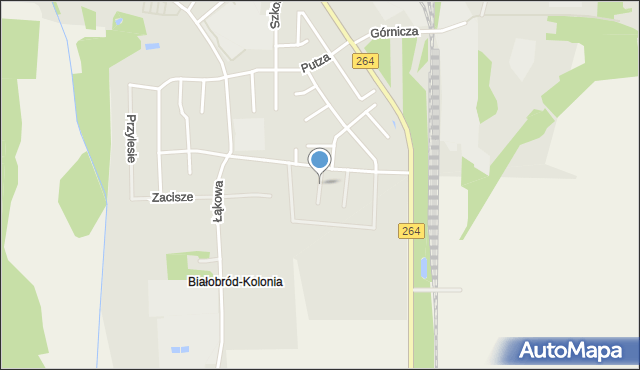 Kleczew, Krokusowa, mapa Kleczew