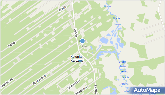 Kolonia Karczmy, Krótka, mapa Kolonia Karczmy