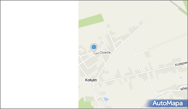 Kotulin gmina Toszek, Krótka, mapa Kotulin gmina Toszek