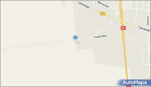 Kowal, Krótka, mapa Kowal