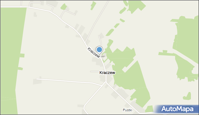 Kraczew, Kraczew, mapa Kraczew