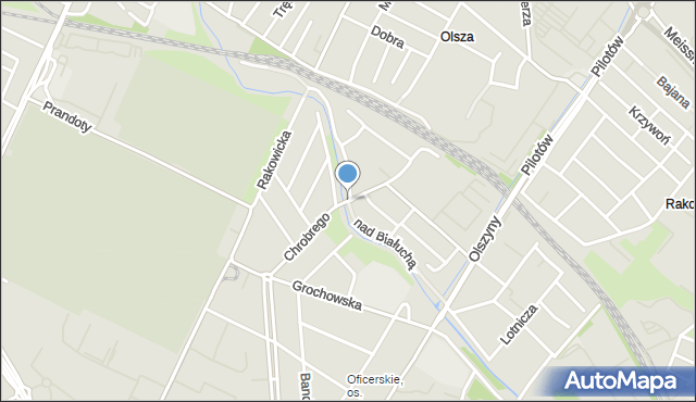 Kraków, Króla Bolesława Chrobrego, mapa Krakowa