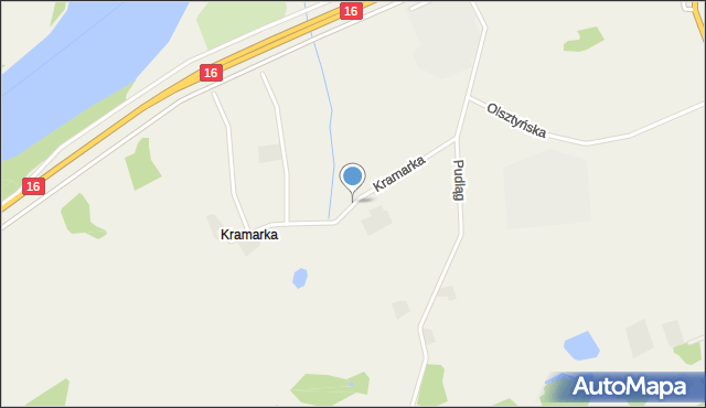 Kramarka, Kramarka, mapa Kramarka