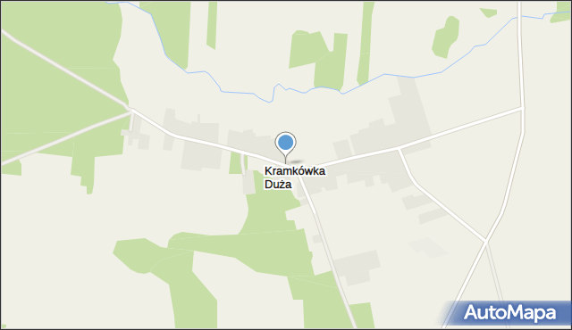 Kramkówka Duża, Kramkówka Duża, mapa Kramkówka Duża