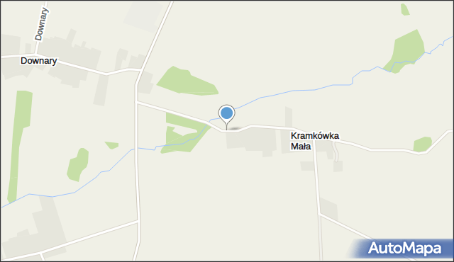 Kramkówka Mała, Kramkówka Mała, mapa Kramkówka Mała