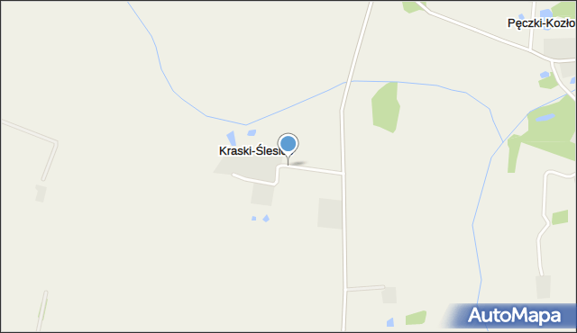 Kraski-Ślesice, Kraski-Ślesice, mapa Kraski-Ślesice