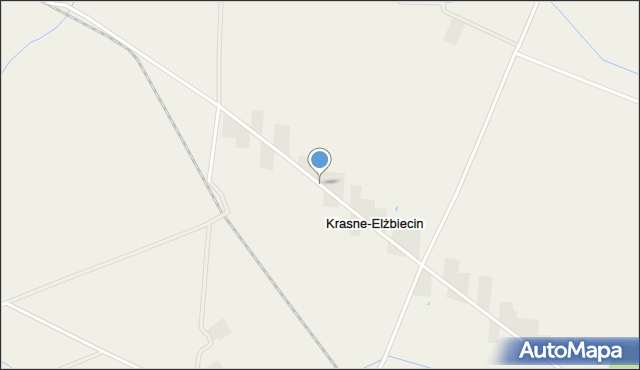 Krasne-Elżbiecin, Krasne-Elżbiecin, mapa Krasne-Elżbiecin