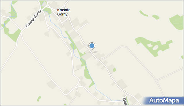 Kraśnik Górny, Kraśnik Górny, mapa Kraśnik Górny