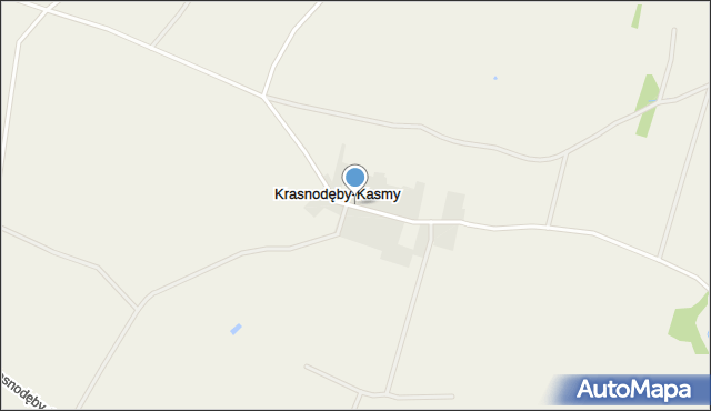 Krasnodęby-Kasmy, Krasnodęby-Kasmy, mapa Krasnodęby-Kasmy