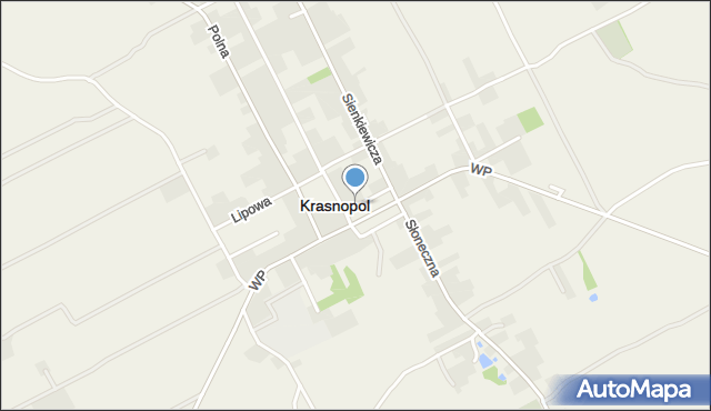 Krasnopol, Krasnopol, mapa Krasnopol