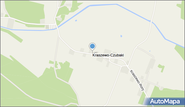 Kraszewo-Czubaki, Kraszewo-Czubaki, mapa Kraszewo-Czubaki