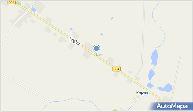 Krążno, Krążno, mapa Krążno