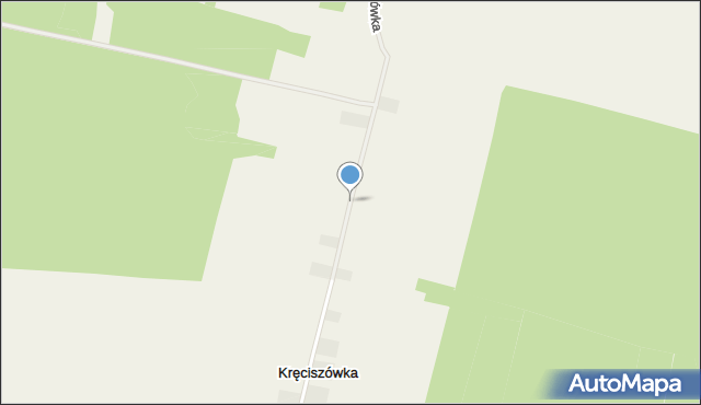 Kręciszówka, Kręciszówka, mapa Kręciszówka