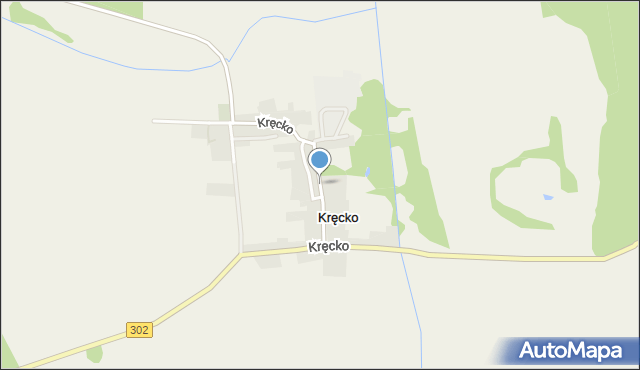 Kręcko, Kręcko, mapa Kręcko