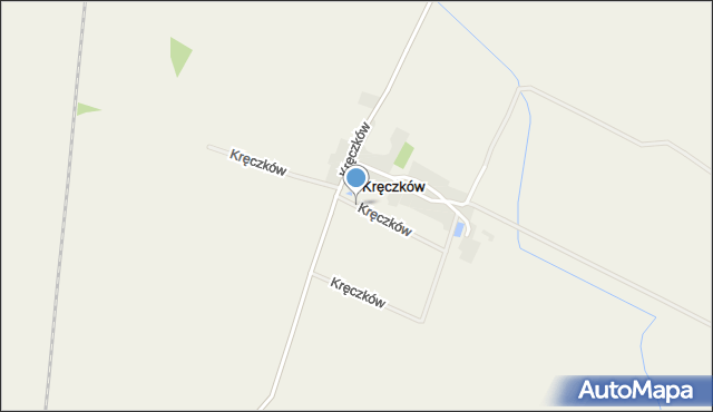 Kręczków, Kręczków, mapa Kręczków